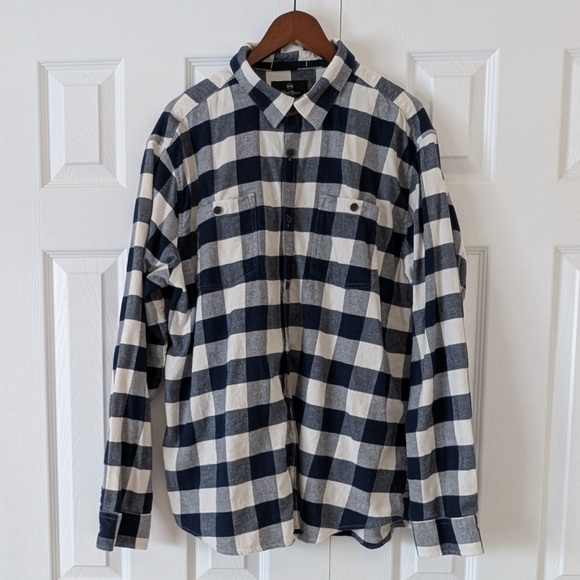 Windriver Other - WindRiver Blue & White Men’s 2XL Flannel Plaid Shirt